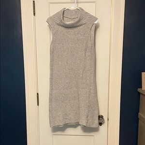 a new day Sleeveless Light Gray Knit Dress